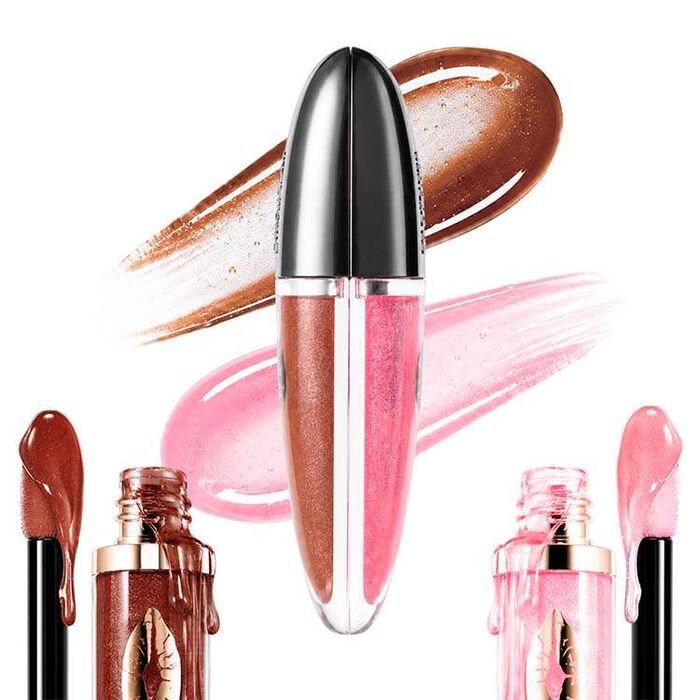 Luminess Gentle Hot Kiss Lip Booster and Plumper Duo Kit for fuller-looking, glossy lips